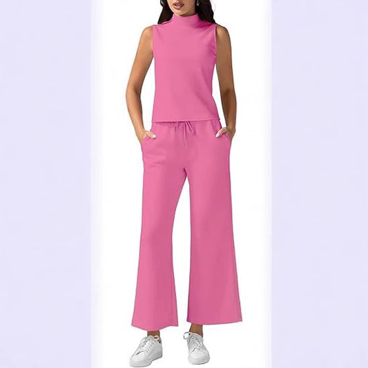 Dame Elegant og komfortabel jumpsuit med bred ben og høj talje Stilla
