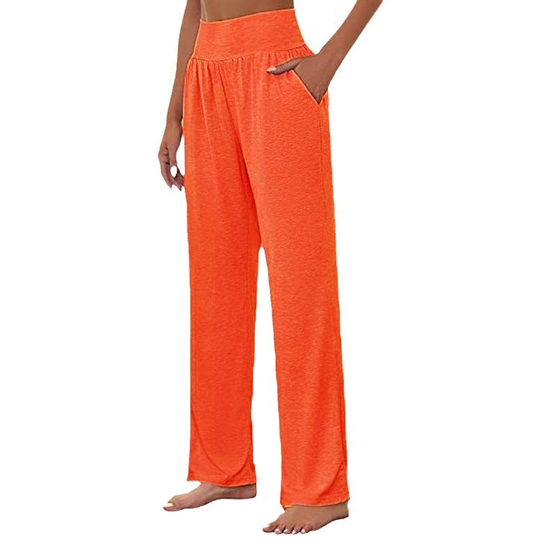 Dame afslappede fritidsbukser med høj talje og praktiske lommer Stilla