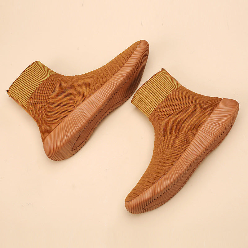 Herrer Strik High-Top Slip-On Sneakers Stilla