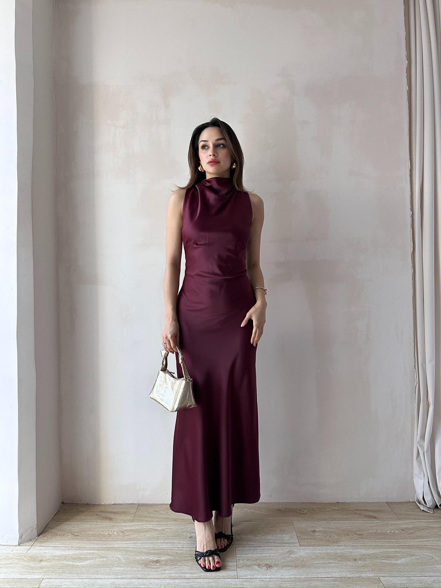 Dame Elegant Bodycon Maxikjole Stilla