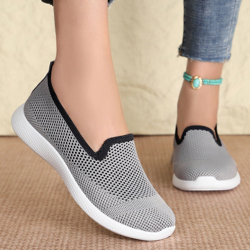 Dame åndbare Slip-On Sneakers Stilla