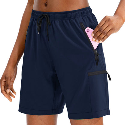 Dame Sporty Shorts med innovative sidelommer Stilla