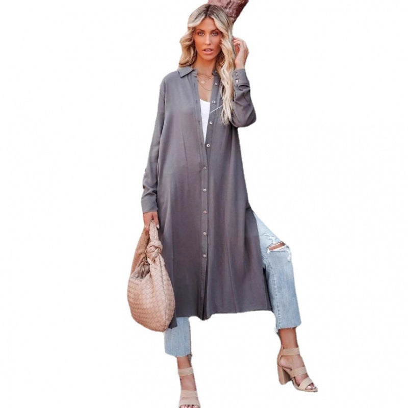 Femme Button-Up Skjorte Kjole Stilla