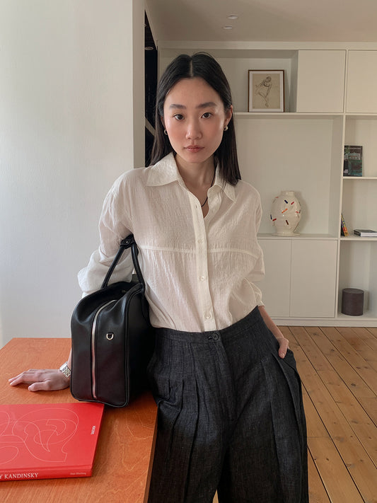 Dame afslappet bluse med moderne snit og løs pasform Stilla