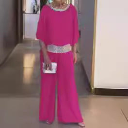 Damer Elegant og stilfuldt jumpsuit med pailletdetaljer Stilla