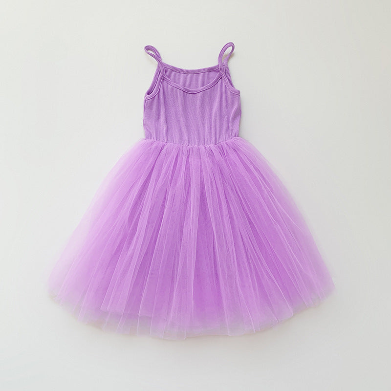 Pige Tulle Skater Dansekjole Stilla
