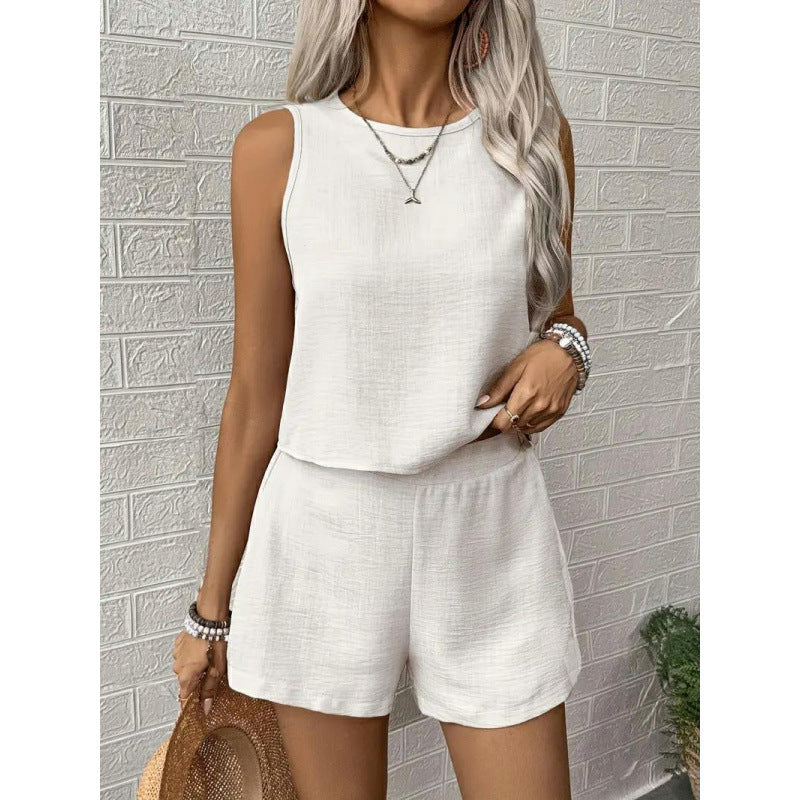Femme Hæklet ryg Casual Jumpsuit Stilla