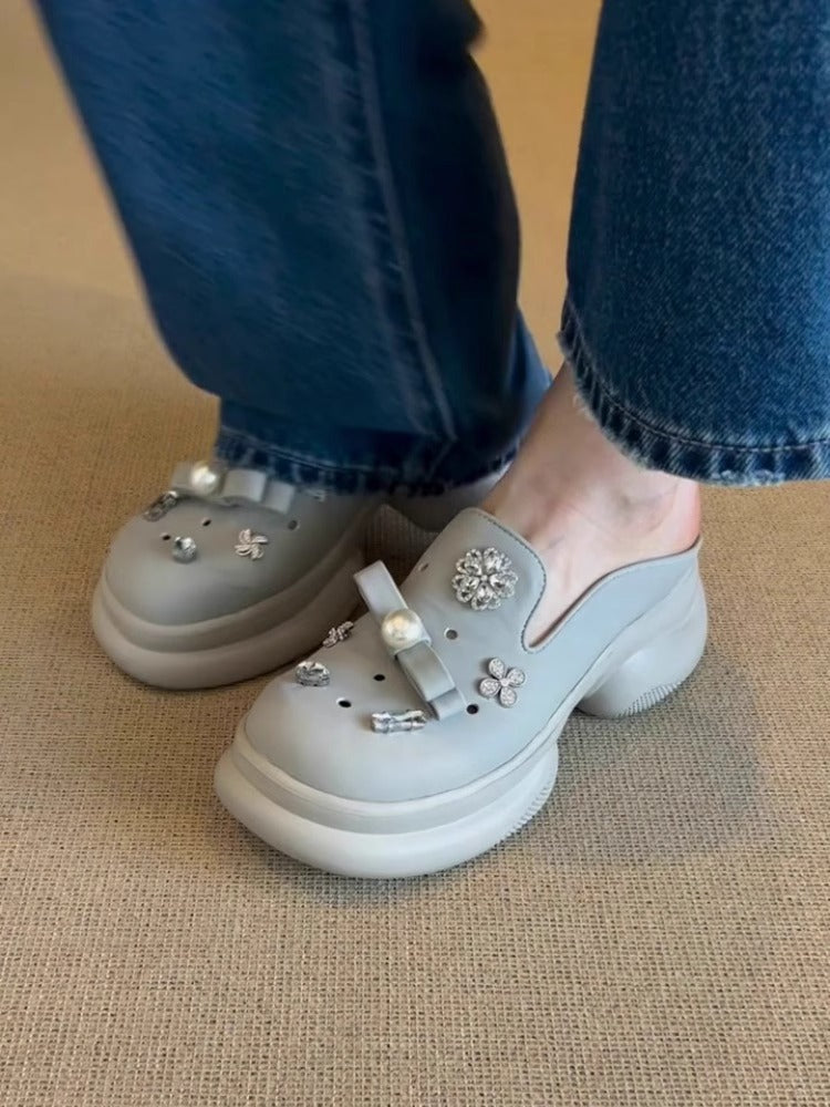 Dame Dekorative Chunky Clogs Stilla