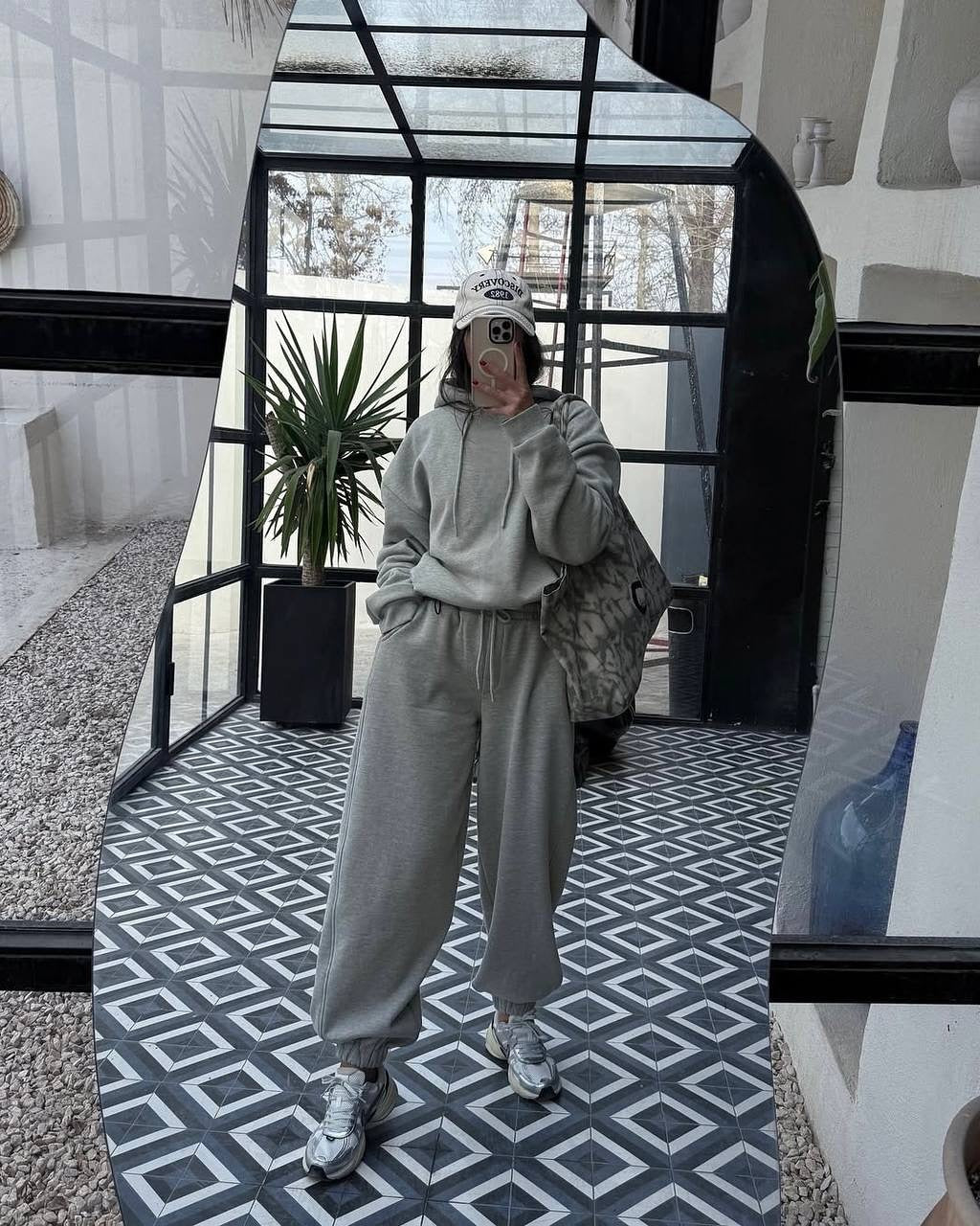 Dame afslappet oversized joggingdragt Stilla