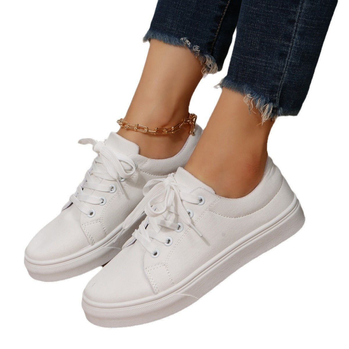 Dame afslappede sneakers med fleksibel sål og åndbart overmateriale Stilla