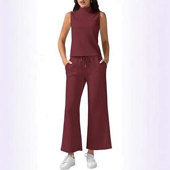 Dame Elegant og komfortabel jumpsuit med bred ben og høj talje Stilla