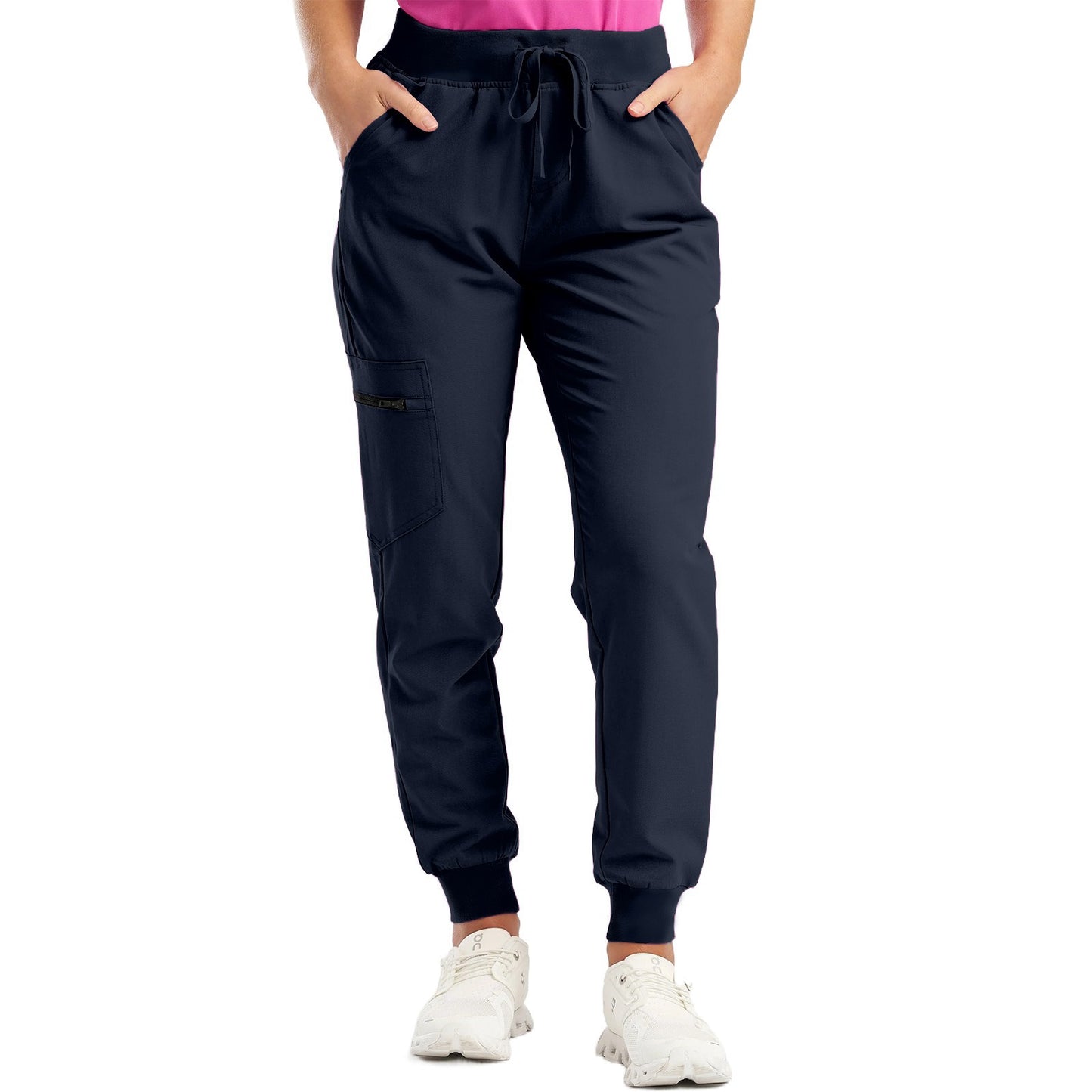 Dame Sporty Cargo-Bukser med elastisk talje og praktiske lommer Stilla