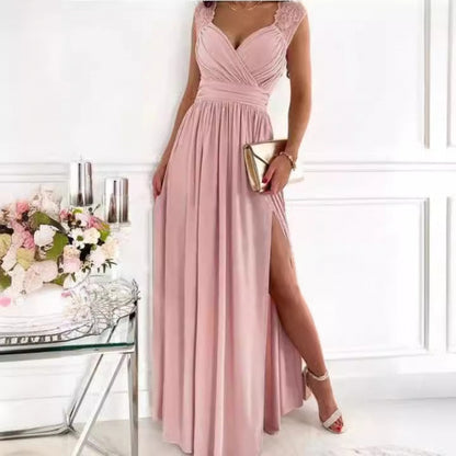 Femme Elegante Maxikjoler med Spidsudsmykninger Stilla