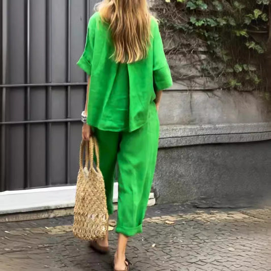 Dame afslappet sommeroutfit Stilla