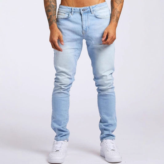 Herre Slim Fit Jeans med høj elasticitet og moderne design Stilla