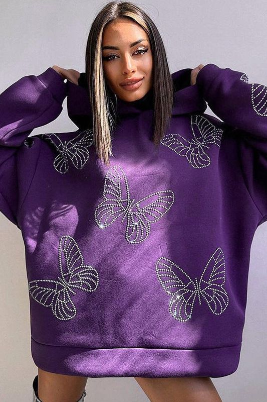 Stilla | Butterfly Casual Loose Hoody