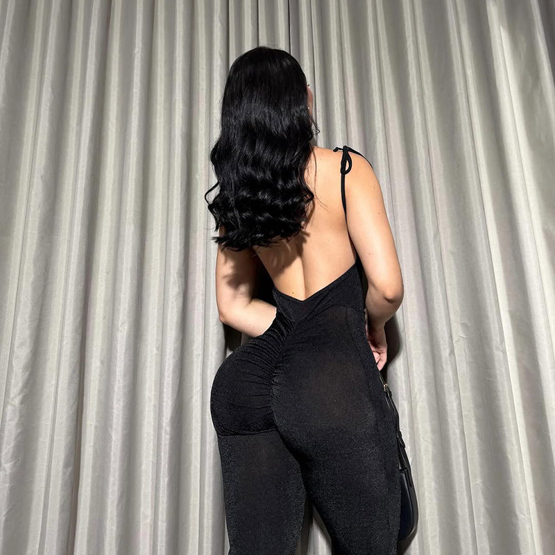 Dame Elegant Stræk Maxi Jumpsuit Stilla