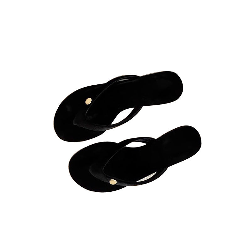 Dame Minimalistiske Tåsplit Sandaler med Chic Accent Stilla