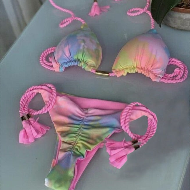 Dame Dyreprint Bikini Sæt Stilla