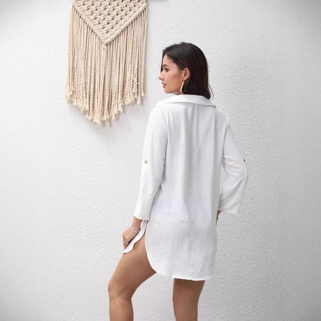 Dame afslappet strandkjole Stilla