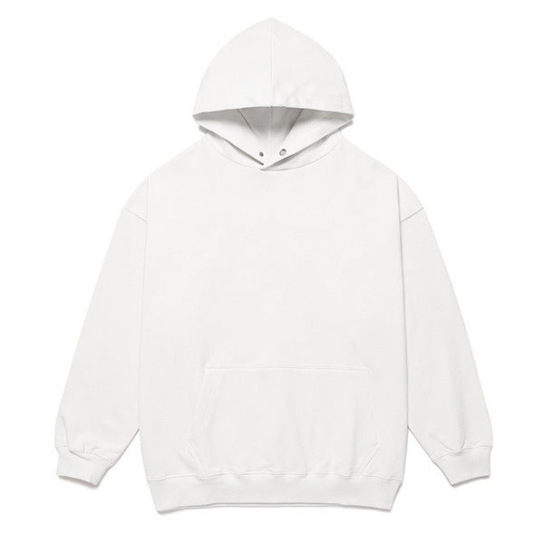 Dame afslappet hættebluse i højkvalitets materiale med kængurulomme Stilla