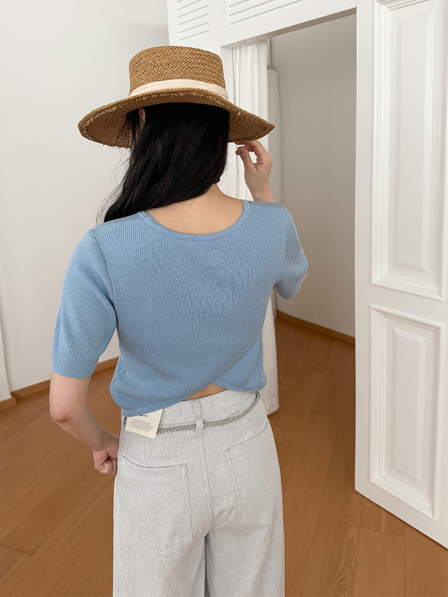 Dame afslappede bukser med bred ben og praktiske sidelommer Stilla