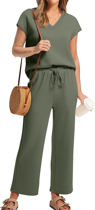 Dame afslappet jumpsuit med bredt ben Stilla