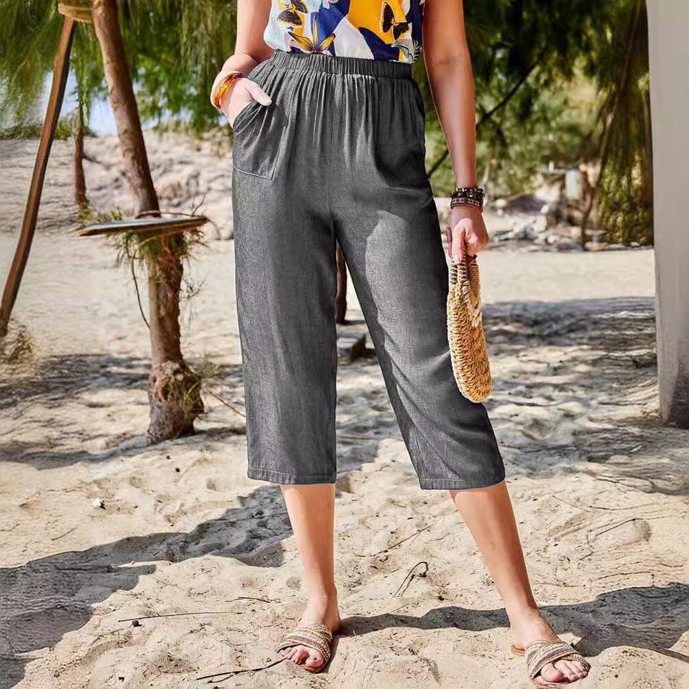 Dame afslappede 3/4 bukser Stilla