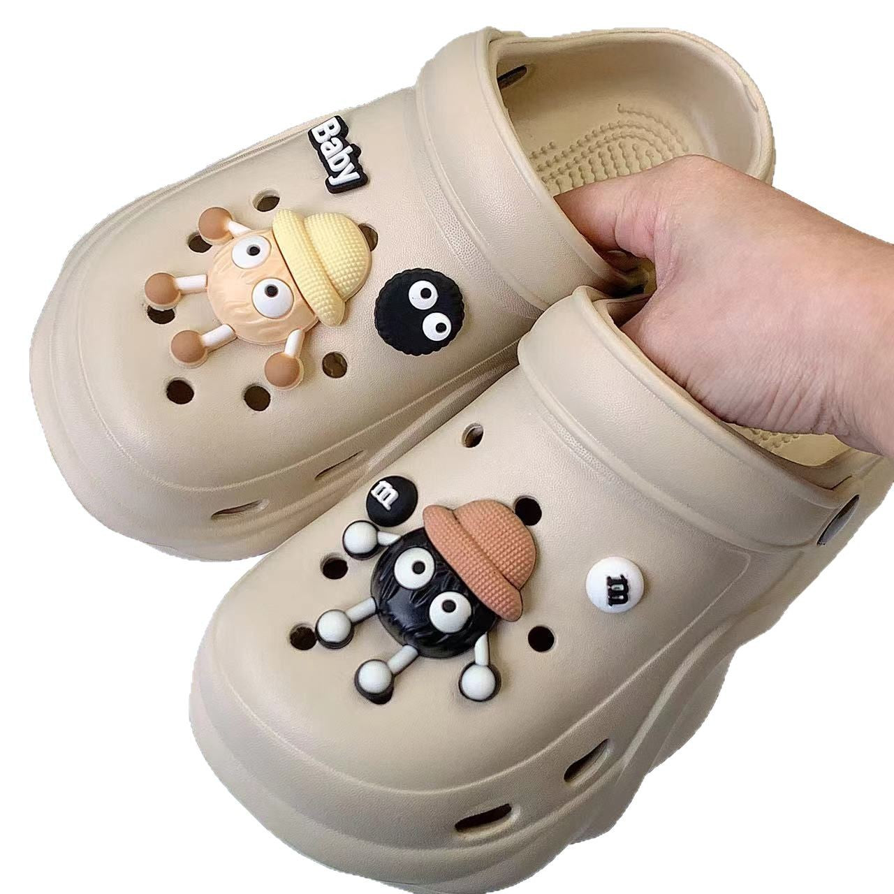 Dame dyre-motiverede komforttræsko med kreative tilbehør Stilla