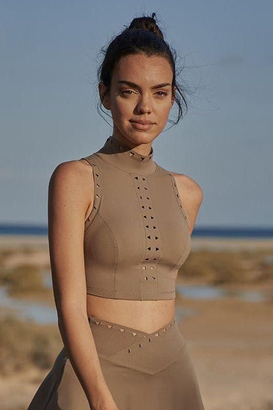 Stilla | A-linje V Talje Foret Tennis Miniskirt Dragt