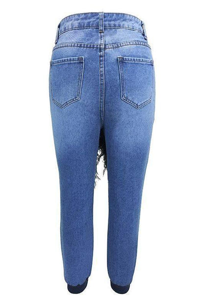 Stilla | Revnet Snøre Threaded Jeans