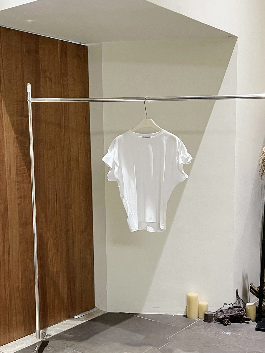 Dame afslappet oversized T-shirt med voluminøse ærmer Stilla