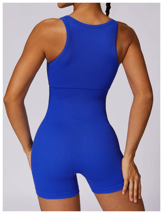 Stilla | Elastic Seamless Tight Yoga Jumpsuit Belly Contracting, Hip Lifting Fitness Jumpsuit Til Kvinder