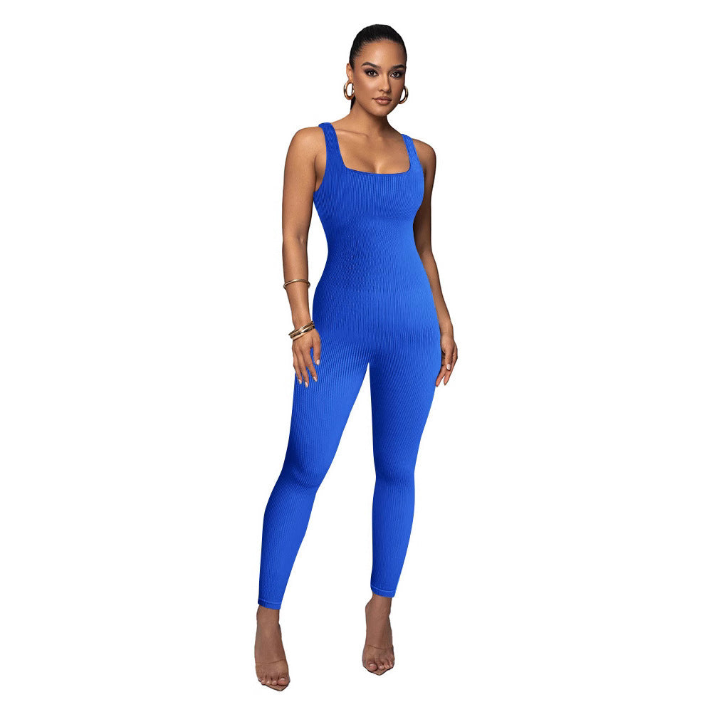 Dame Figurtilpasset Strik-Jumpsuit Stilla