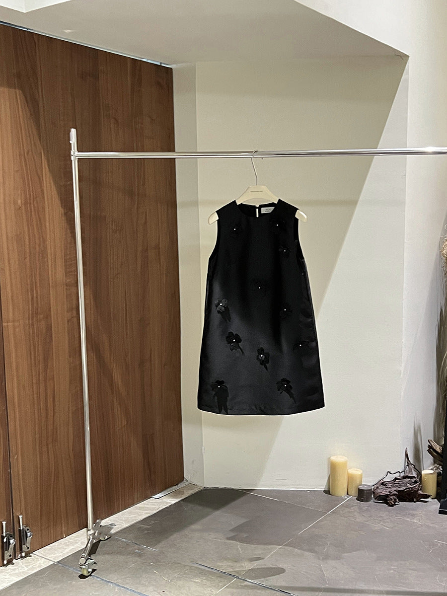 Dame elegant aftenkjole med kunstneriske broderier Stilla