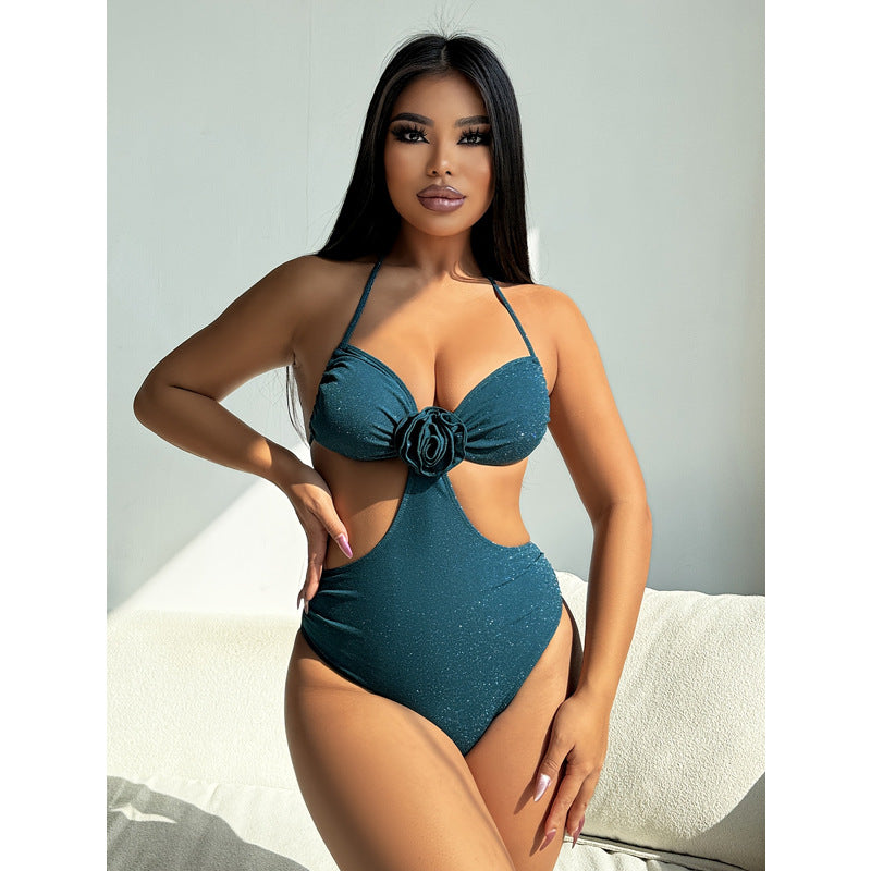 Dame Cut-Out Floral Én-delt Badedragt Stilla