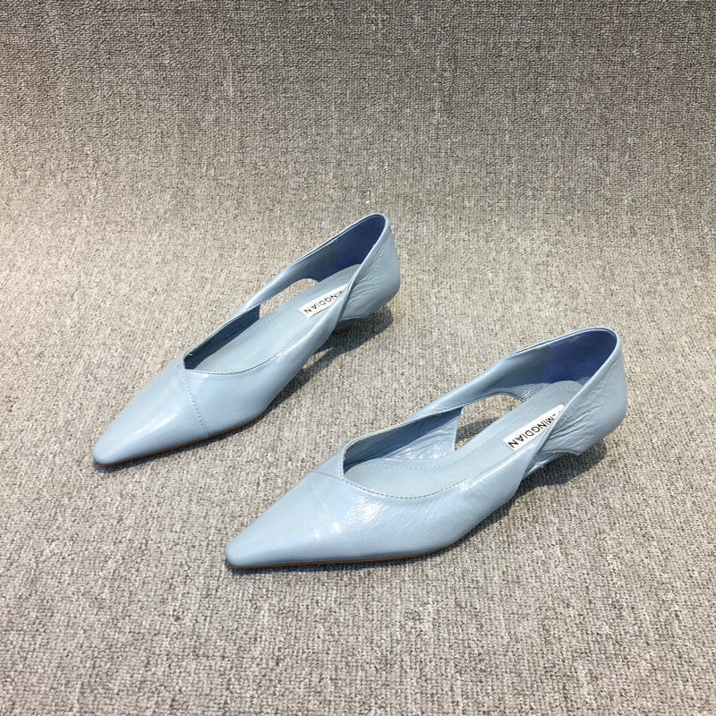 Dame Elegante Ballerinaer med raffinerede Cut-Outs Stilla