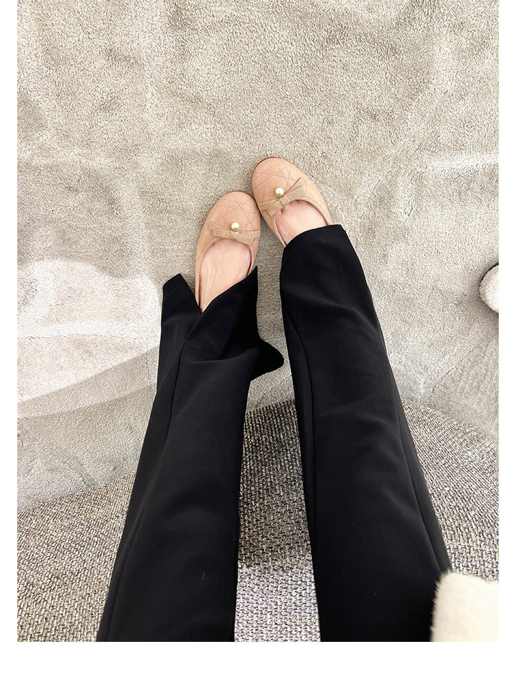 Dame Elegant Glinsende Ballerina Flats Stilla