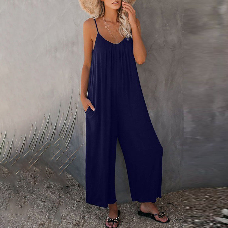 Dame Elegant Ærmeløs Jumpsuit Stilla