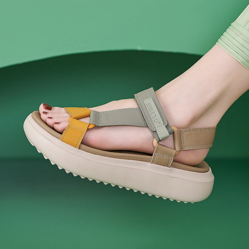 Dame mode sandaler med justerbare remme og dæmpende sål Stilla