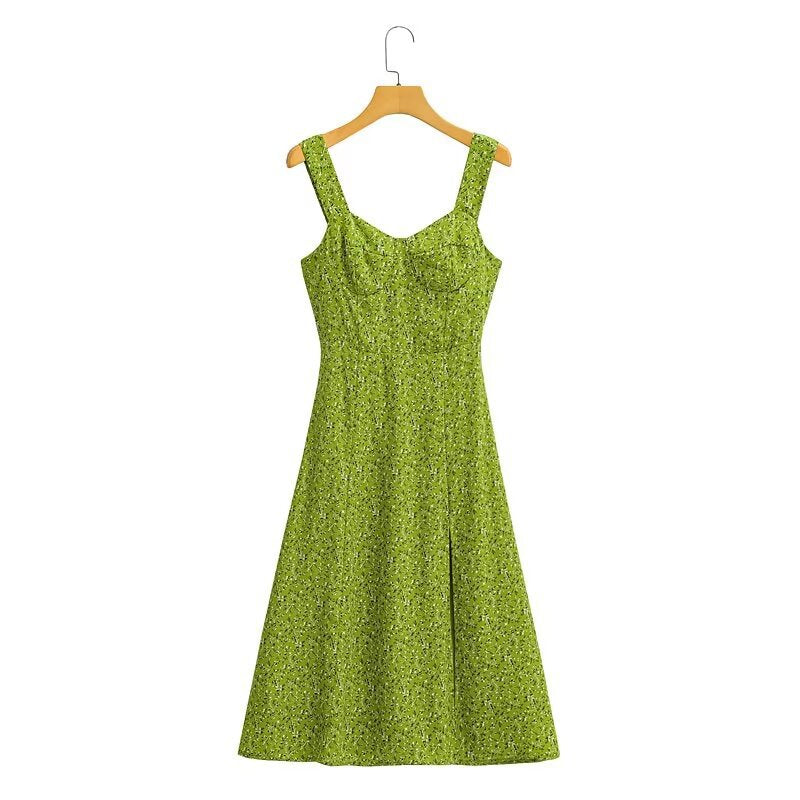 Dame A-linje kjole med raffinerede stropper og flatterende design Stilla