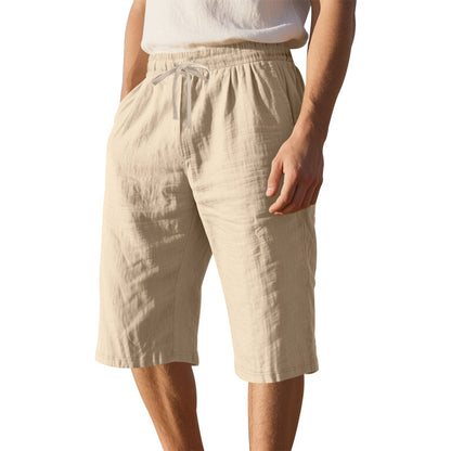Herrer casual sommer-shorts med elastisk talje og praktiske sidelommer Stilla