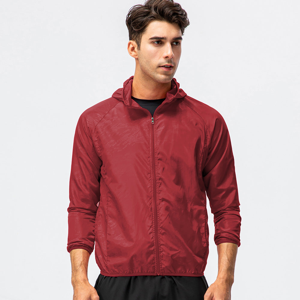 Herrer let løbejakke med åndbare egenskaber og reflekterende design Stilla