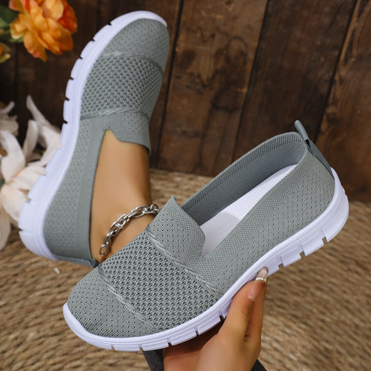 Dame Åndbare Slip-On Sneakers med fleksibel Sålekomfort Stilla