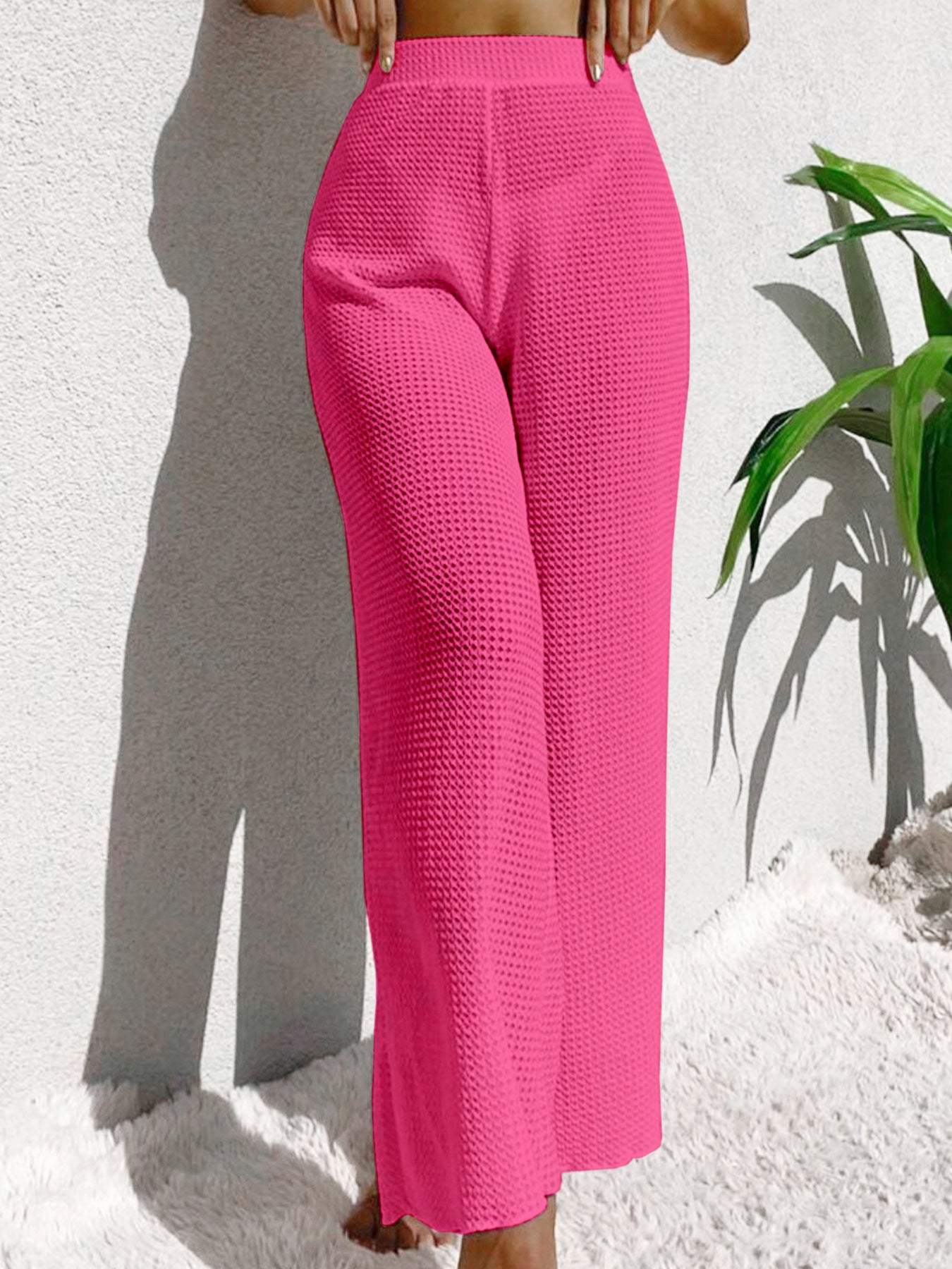 Dame løs stretch jumpsuit med elegant struktur Stilla