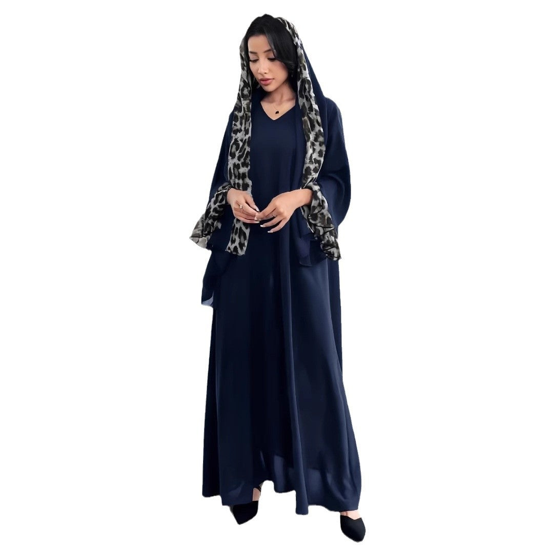Dame Abaya med elegant snit og moderne detaljer Stilla
