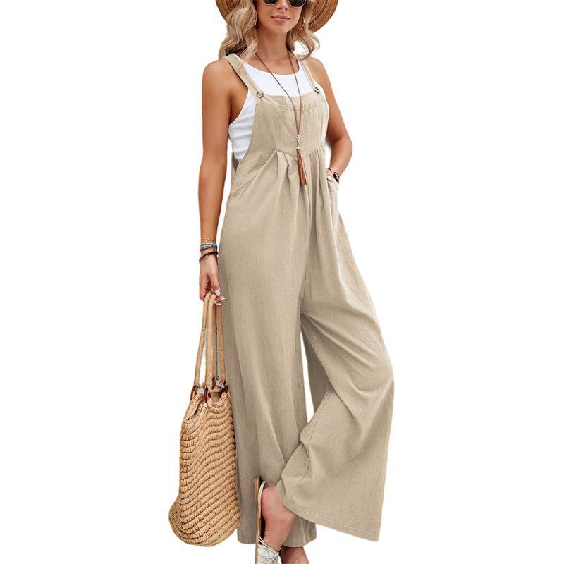 Dame jumpsuit med justerbare stropper Stilla