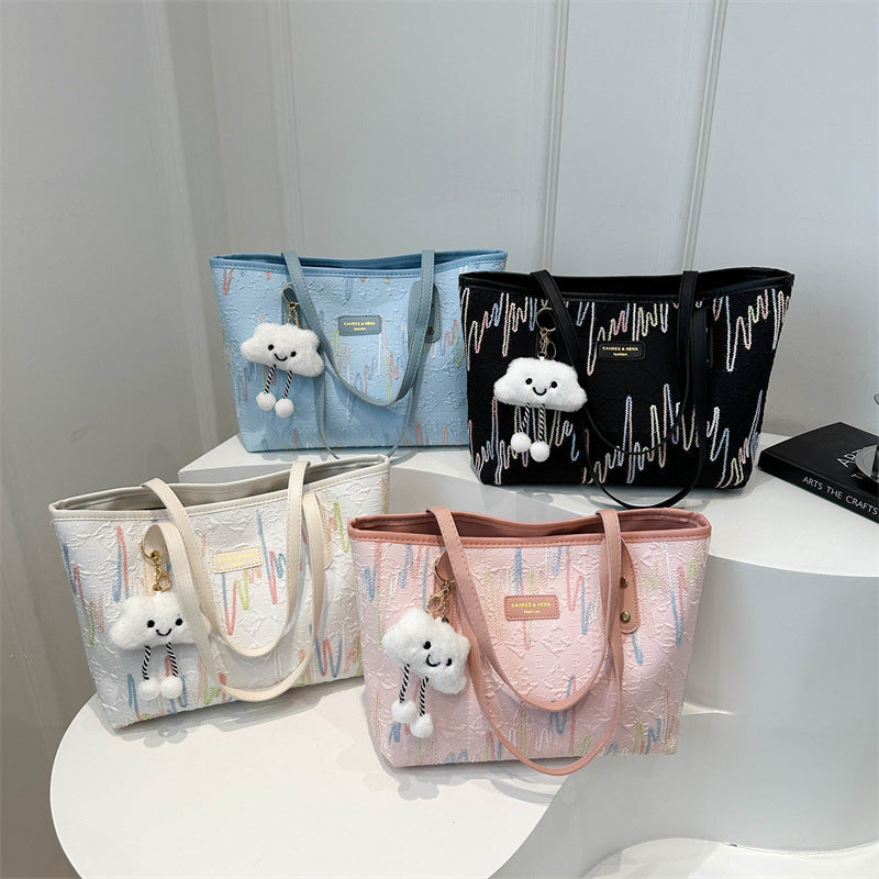 Dame dekorativt mønster bærepose Stilla