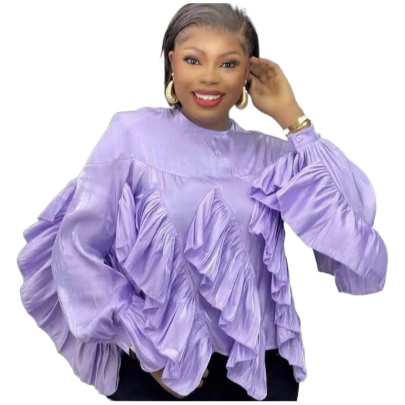 Femme Rynk Chiffon Bluse Stilla