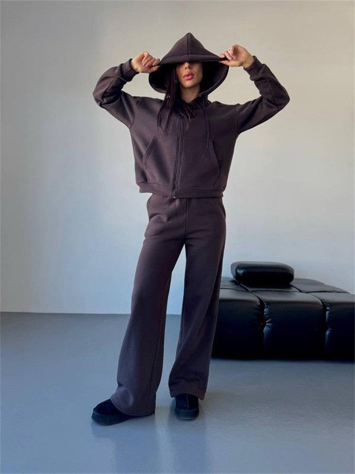Dame afslappet hoodie jumpsuit Stilla